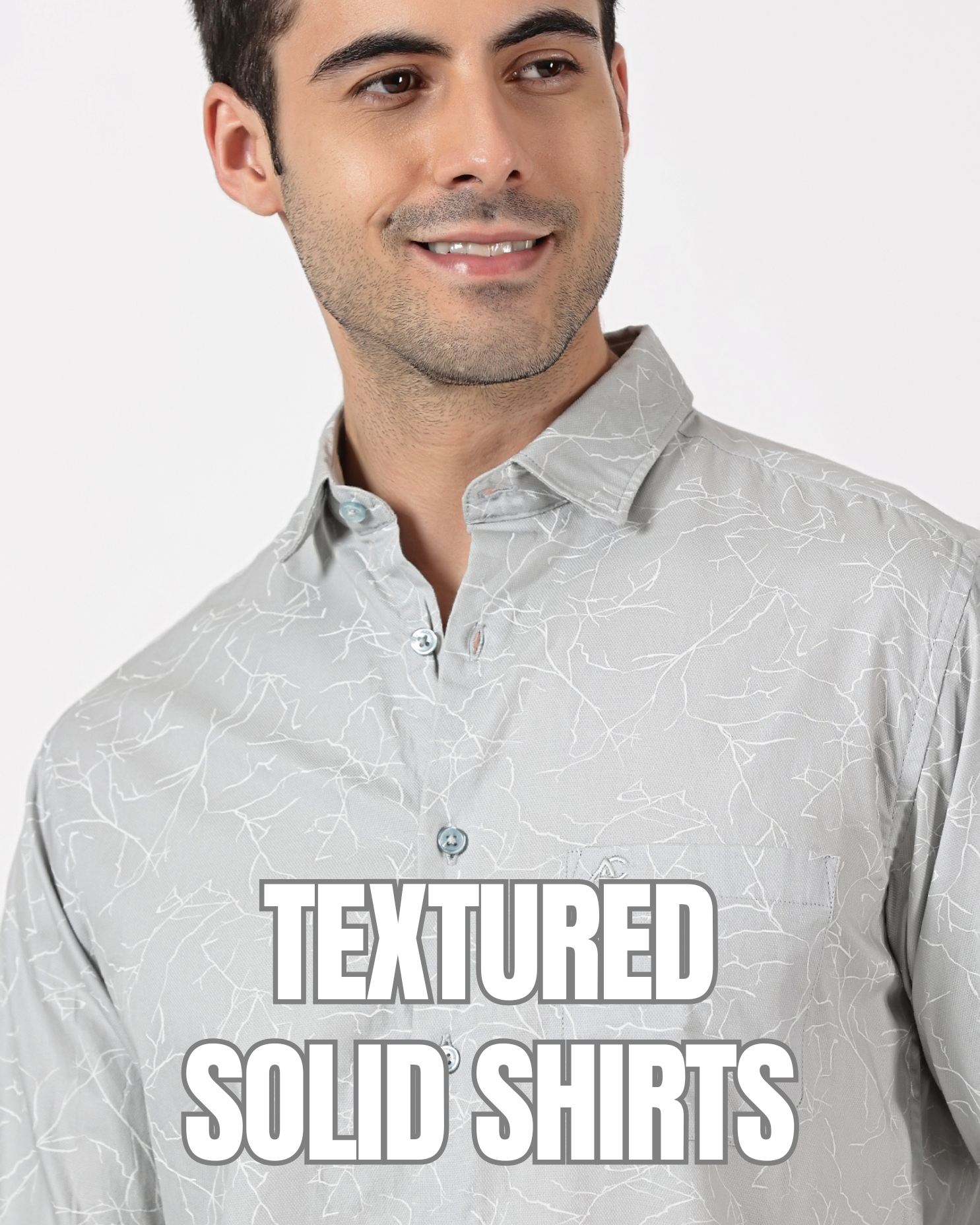 Textured Solid Shirts