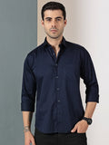 Navy Blue Classic Solid Shirt