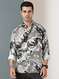 Dark Fluid Printed Shirt