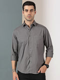 Charcoal Grey Double Pocket Shirt