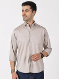 Ash Grey Solid Shirt